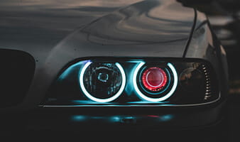 Headlight installed