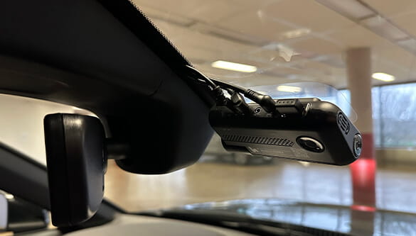 Dashcam installed