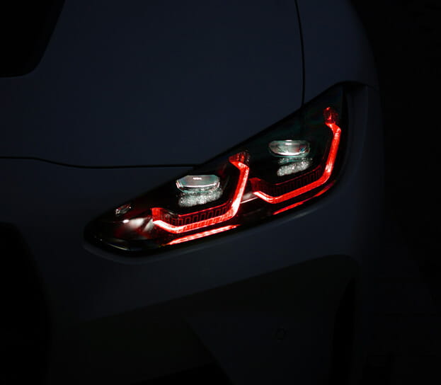 Bmw headlight after installation